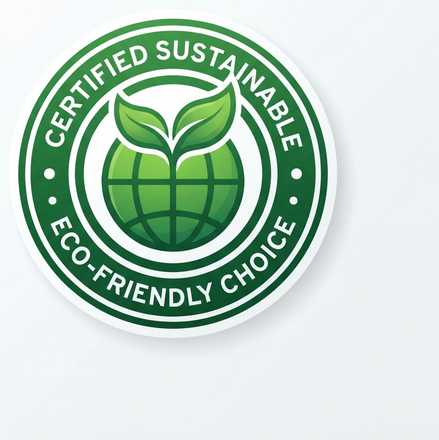 Certified sustainable, eco-friendly choice