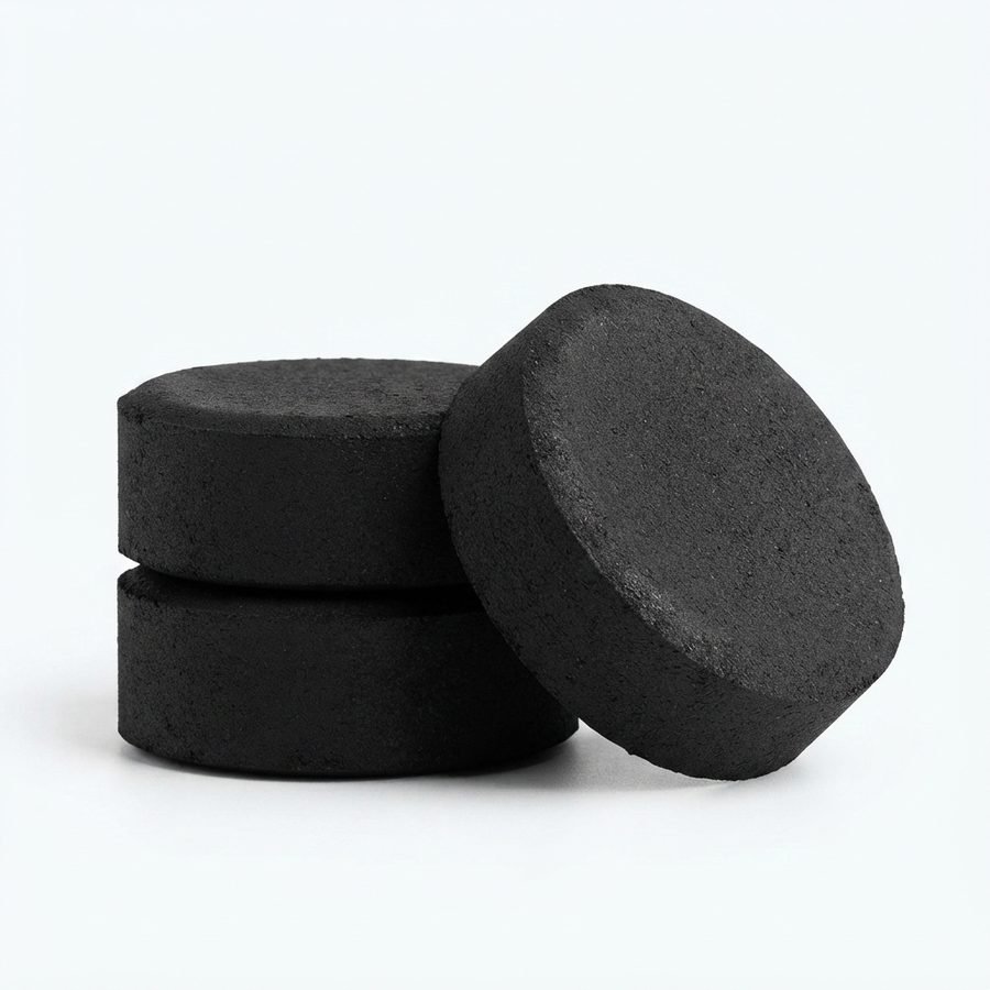 Pill / Circle coconut charcoal
